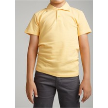 Nacar Store Erkek Çocuk Polo Yaka Kısa Kol Okul T-Shirt