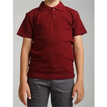 Nacar Store Erkek Çocuk Polo Yaka Kısa Kol Okul T-Shirt