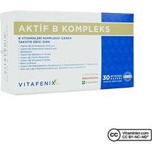 Vitafenix Aktif B Kompleks 30 Kapsül