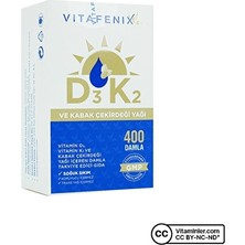 Vitafenix Vitamin D3 K2 ve Kabak Çekirdeği Yağı 20 ml