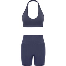 Formactive Füme Büstiyer Ve Push Up Dikişsiz Şort Takım