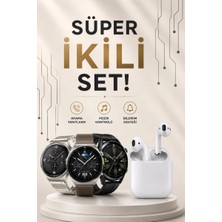 Kanonik Education Akıllı Saat ve Kulaklık Seti Dokunmatik Ekran 5.0 Bluetooth Bağlantılı Sesli Görüşme