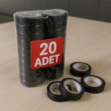 Adet Siyah Elektrik Bandı Pvc Kablo Izole Bantı