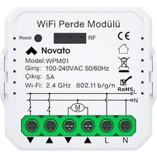 Mini Wifi Akıllı Perde Panjur Kontrol Rölesi (Tuya, Smart Life, Google Home, Amazon Alexa, Home A