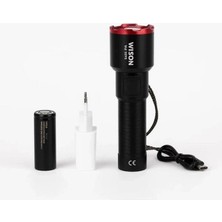 Magicool Wison WS-5575 Profesyonel El Feneri Ile Karanlığa Meydan Okuyun 20W Güç, 2000 Lümen Parlaklık ve 2 Km Menzil Sunan Şarjlı Fener Uygun Fiyatla .com Da.