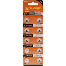 Tıanqıu Ag0 LR69/LR521/379 Alkalin 10'lu Düğme Pil