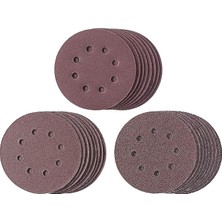 Orijinal 25 Parçalı Zımpara Kağıdı Seti (Eksantrik Zımpara Aksesuarı, Çap 125 Mm, 25 Zımpa