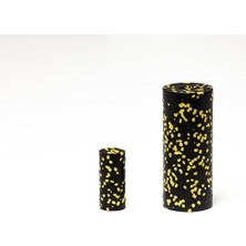 2'li Set Mini ve Mikro Foam Roller (Siyah + Sarı)