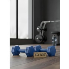 kg x 2 Plastik Dambıl Seti – Ev Fitness Ağırlık Seti | Aerobik, Pilates ve Tüm Ev Egzersizler