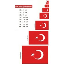 Bayrağı 100X150 cm Ebatında Kaliteli Kumaş Türk Bayrağı Al Bayrak 100 * 150 Bez Bayrak