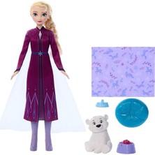 Disney Karlar Ülkesi Elsa Bebek ve Yavru Ayıcık Figürü, Ayıcığın Yatağı ve Battaniyesi Da
