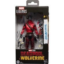Legends Serisi Cowboypool, Marvel Studios'un Deadpool & Wolverine Film Koleksiyonluk 15,5 cm Aksiyon