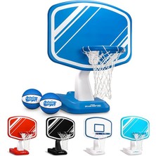 Splash Hoop Yüzme Havuzu Basketbol Oyunu, Poolside Su Basketbol Çemberi Dahil, 2 Top ve Pompa