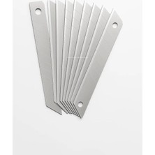 Bıçağı Yedeği, 18 mm x 0,5 Mm, Karbon Çelik, Ultra Keskin, Dayanıklı Uç, 7 Kırımlı, End�