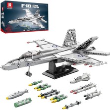 F-18 Savaşçı Yapı Taşı Oyunu, Yetişkinler Için Askeri Hornet Taarruz Savaşçı Jet Uçak T