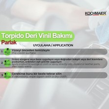 Oto Torpido, Deri ve Vinil Bakım Sütü - Derin Parlaklık Veren Besleyici ve Çatlama Karşıtı U