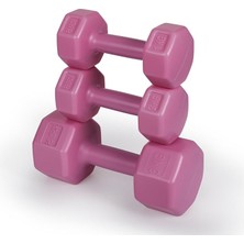 3 Set Pembe Renk Dambıl Seti (2 Adet 1kg - 2 Adet 2kg - 2 Adet 3kg Gönderim Yapılmaktadır)