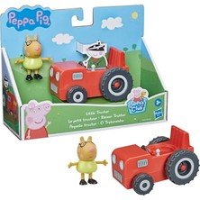 Pig Tekli Figür ve Araç Little Tractor