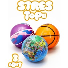 Adet Stres Topu Pu Eğitici Avuç Güçlendirici Kedi Oyuncağı Yumuşak No Stres Toy Ball Top 6 cm