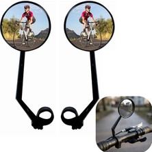Adet Bisiklet Aynası Geniş Açı 20 cm Uzunluk 8 cm Ayna Çapı Ayarlanabilir Güvenli Sürüş Ay
