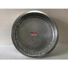 - Çiğ Köfte Tepsisi 2.no - Çap: 41 cm - Derinlik: 7,5 cm - Çelik Leğen - Motifli