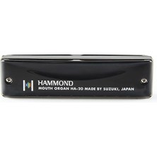 Diatonic Harmonica Hammond Ha-20 C, Siyah, Ha-20-C