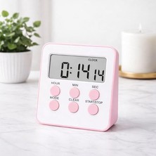 Alarmlı Dijital Öğrenci Sınav Masa Kronometresi – 24 Saat Geri Sayım Timer, 2 Kademeli Alarm,