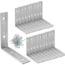 Adet) Metal Köşebent 65X65X15 mm Ince L Demiri Gönye Mobilya Duvar Sabitleme Bağlantı Aparatı