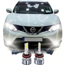 Qashqaı J11 Uyumlu LED Kısa Far Ampulü Duo H11 KDUOH11QAK
