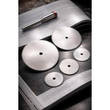 Makine Uyumlu Hss Mini Testere Disk Seti 6 Parça - Ahşap Metal Kesici Gravür Ucu 723176