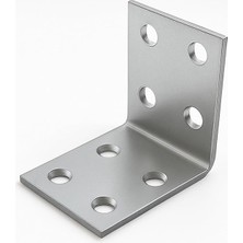 Metal L Demir Köşebent 30X40X40 mm 50 Adet Mobilya Duvar Köşe Sabitleme Gönye Aparatı