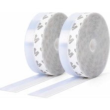 10 Metre Kapı ve Pencere Bandı, Kendinden Yapışkanlı, Şeffaf Kapı ve Pvc Pencere Fitili, Duş