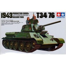 1/35 T34/76 1943 Russian Tank Plastik Askeri Araç Kiti