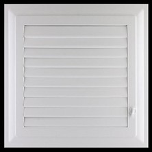 Menfez Banyo Wc Tuvalet Havalandırma Plastik Panjur Beyaz 35X45 cm