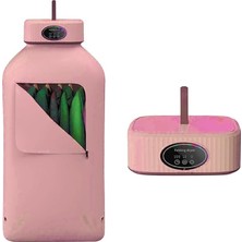 Katlanır Çamaşır Kurutma Makinesi Pembe