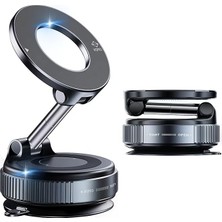 Vakum Manyetik Araç Telefonu Tutacağı, 360 ° Ayarlanabilir Manyetik Telefon Tutacağı, Magsafe