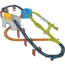 Thomas & Friends Oyuncak Tren Paleti Seti, Connect & Build Kovası, Kalıp Döküm ve Motorlu Trenle