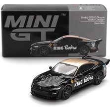 MGT01130-L Mını Gt 1/64 Shelby GT500 Dragon Snake Concept, Siyah/altın (Sol Sap) Bitmiş Ürün