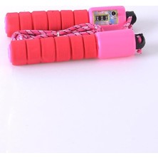 Göre Ayarlanabilir Sayaçlı Atlama Ipi Pembe