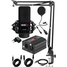 MX-2020 Set Phantom Power Condenser Stüdyo Mikrofon Kayıt Paketi
