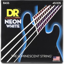 Strings - Renkli Bas Telleri - Beyaz - 4 Telli, 045-105