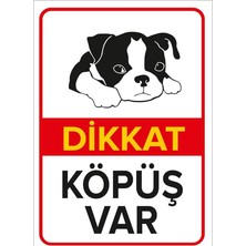 Malzeme 35X50CM Dikkat Köpek Var Levhası Dikkat Köpüş Var