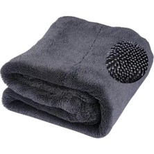 Profesyonel 60X90CM 1200GSM Ultra Kalın Mikrofiber Araç Kurulama Havlusu Oto Yıkama Bezi Kurutma