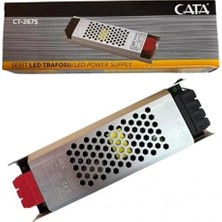 LED Trafosu 12V Cata Serisi Slim Kasa, Alüminyum Gövdeli Ince Güç Kaynağı, Kamera ve Şerit L
