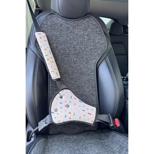 Kemeri Rahatlatıcı Set, Yumuşak Omuz Pedi ve Ayarlanabilir Kemer Yönlendirici, 4+ Yaş