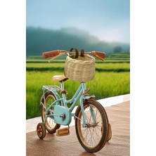 Askı Detaylı El Yapımı Rattan Sepet - Bisiklet & Scooter Sepeti