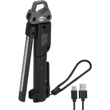 Hl 400 Ac/led Pilli Atölye Lambası, Entegre Pilli (400 Lm, 3 Ayrı Açılıp Kapatılabilir Işı
