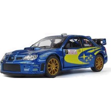 Subaru Impreza Wrx Stı Ralli Spec Model Araba 1:36 Ölçek Döküm Metal Kapı Geri Çekerek Git Eyl