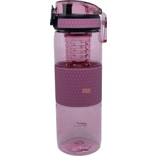 700ML Silikon Gövdeli Detoks Aparatlı Tritan Su Matarası