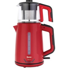Neon Çay Makinesi Kırmızı Siyah